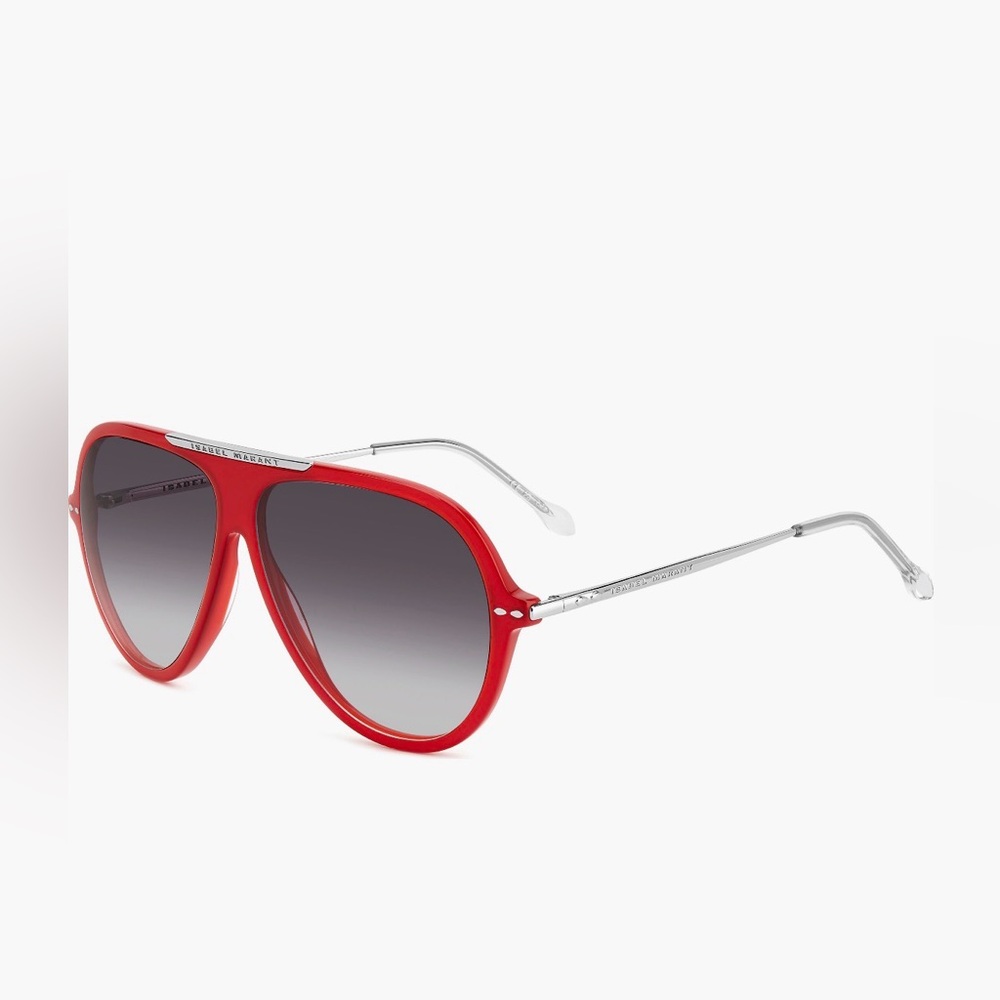 Isabel Marant Women’s 60mm Red Aviator Sunglasses
